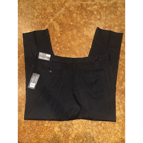 Walter Hagen NEW NWT Men Big Tall 46x34 Straight Fit Black Golf Pants Perfect 11 - Picture 5 of 6